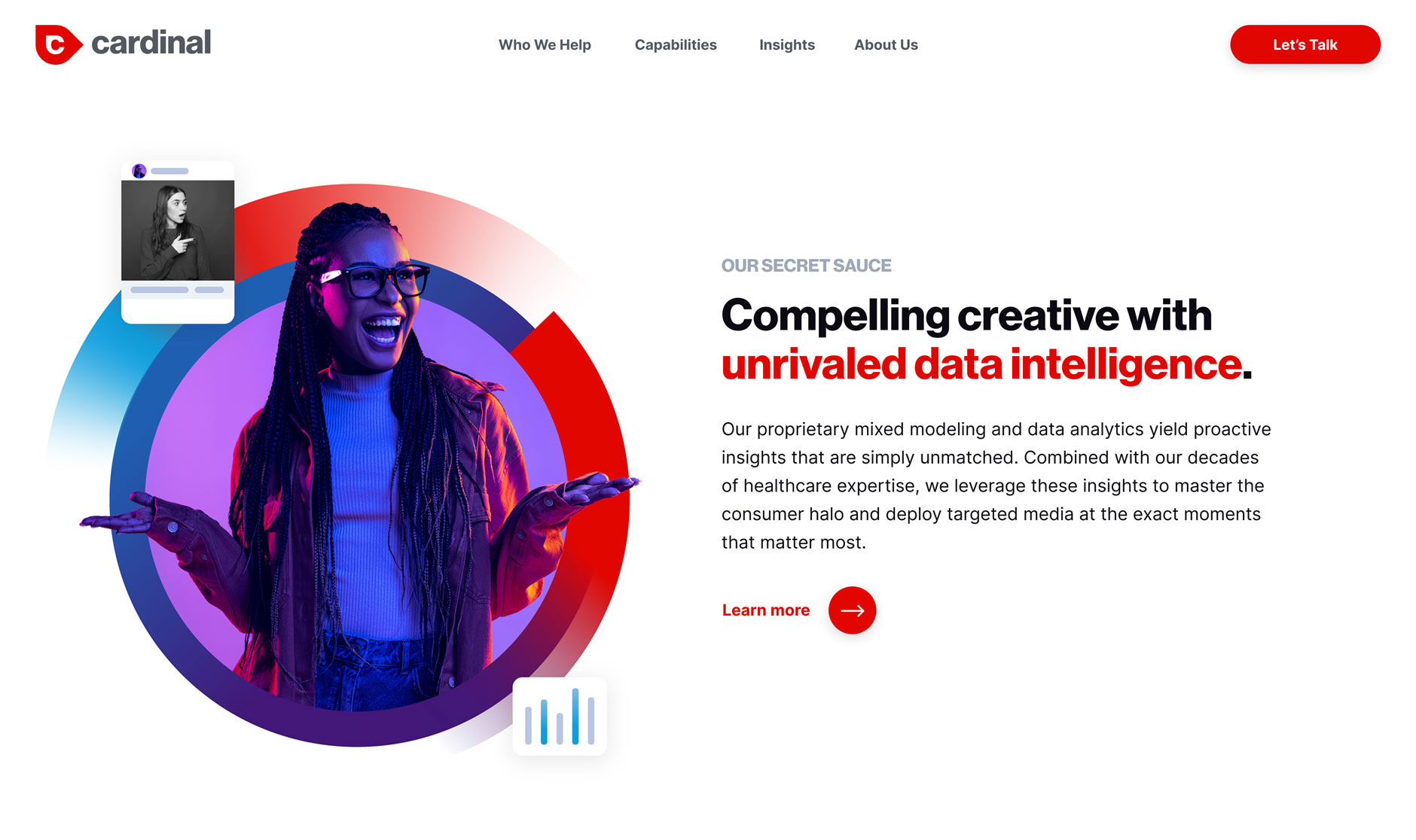 Website design for Cardinal Digital Marketing