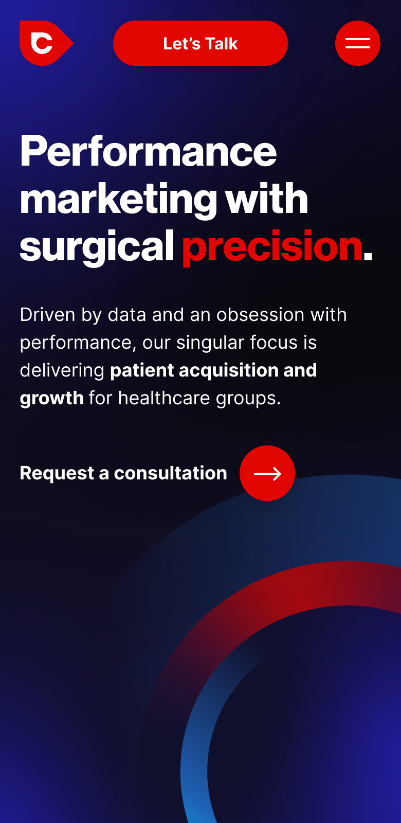 Website design for Cardinal Digital Marketing