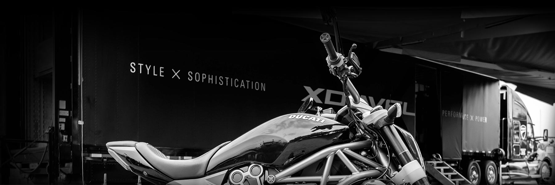 Ducati XDiavel Xperience vehicle and event branding design
