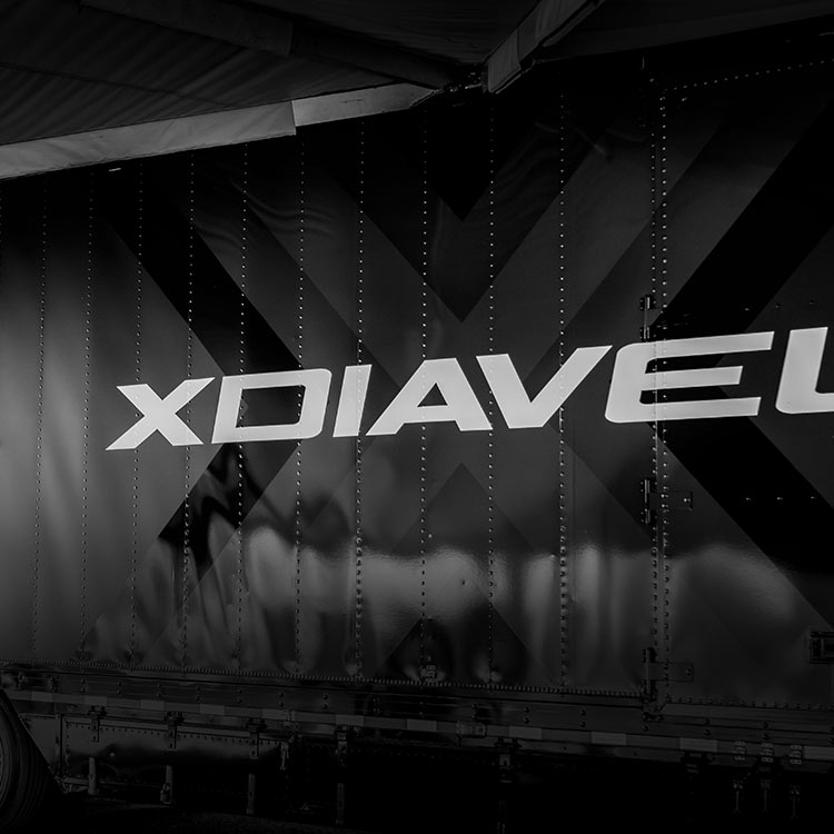 Ducati XDiavel vehicle and event branding design